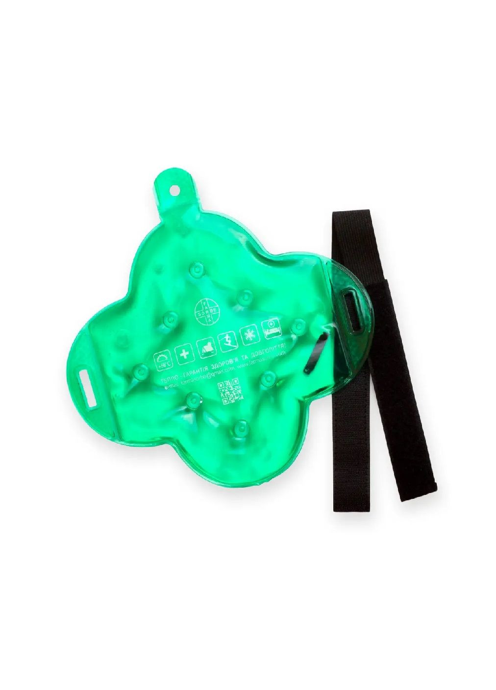 Cолевая грелка аппликатор многоразовая медицинская согревающая для колен суставов 18.5х17 см (476397-Prob) Зеленая Unbranded (280916833)