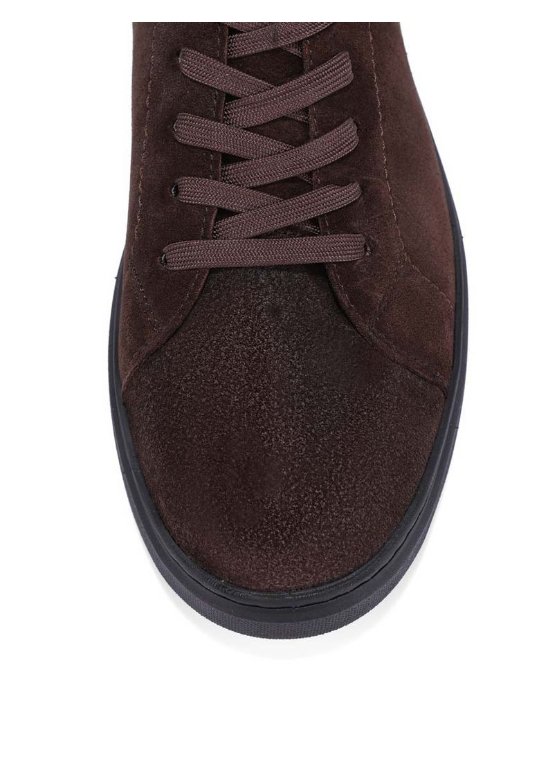 Коричневые осенние мужские ботинки mu115x1-05-mu35r коричневый замша MIRATON