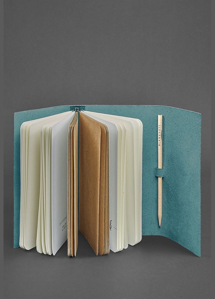 Кожаный блокнот (Софт-бук) 1.0 Зелёный Краст (A-026918) BlankNote (328961510)