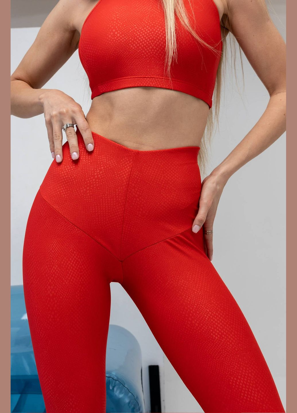 Спортивні легінси TOTALFIT Y2-O4 red (307054397)