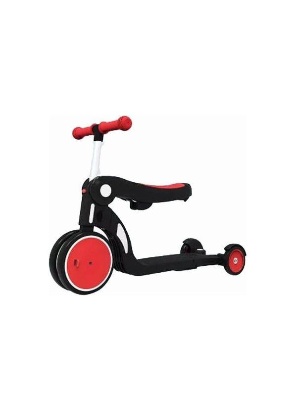 Дитячий велосипед — біговел 5 в 1 HOO DGN 51 червоний Bebe (280947066)