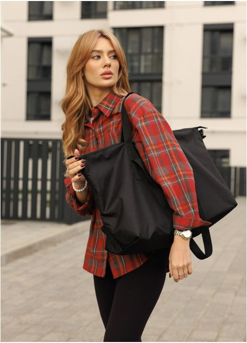 Жіноча спортивна тканинна сумка Чорна (29240502236) Sambag (366091874)