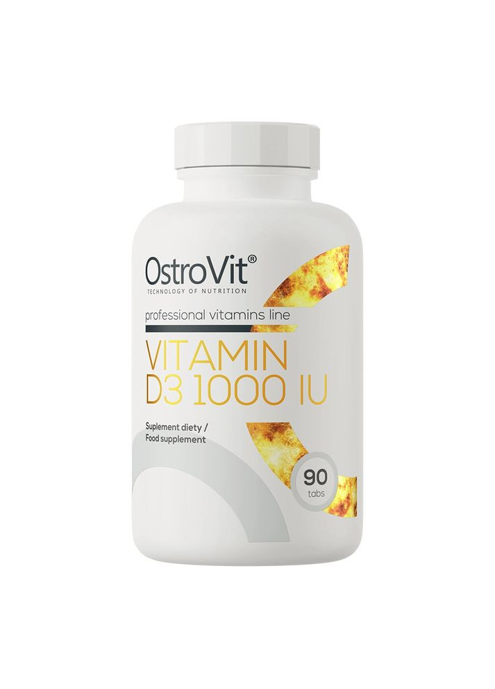 Вітамін D3 Vitamin D3 1000 90 tabl Ostrovit (288050674)