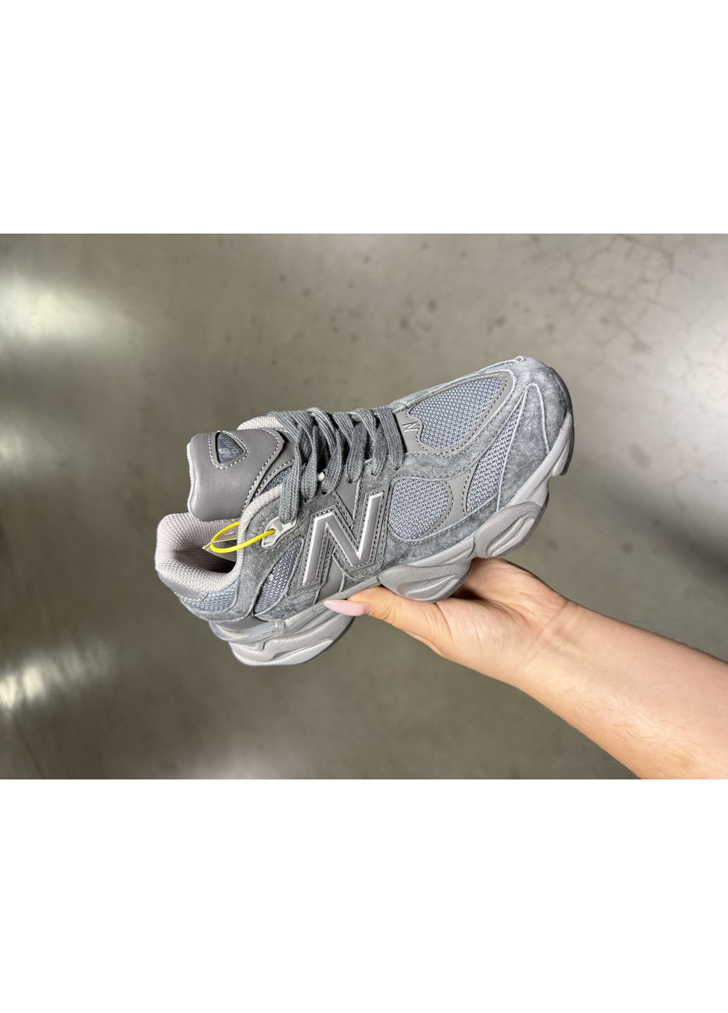 КРОСІВКИ ЖІНОЧІ NEW BALANCE 9060 GREY GRE НЬЮ БЕЛАНС 9060 No Brand сірі демісезони (367173446)