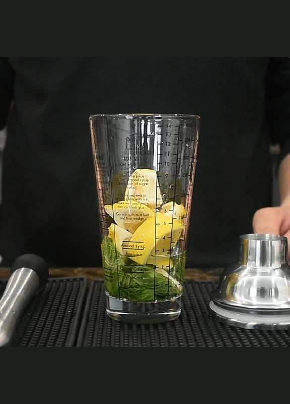 Набір для бару 16 предметів Creation K17-3 з підставкою інвентар бармена 4 шт. Lesko (335365928)