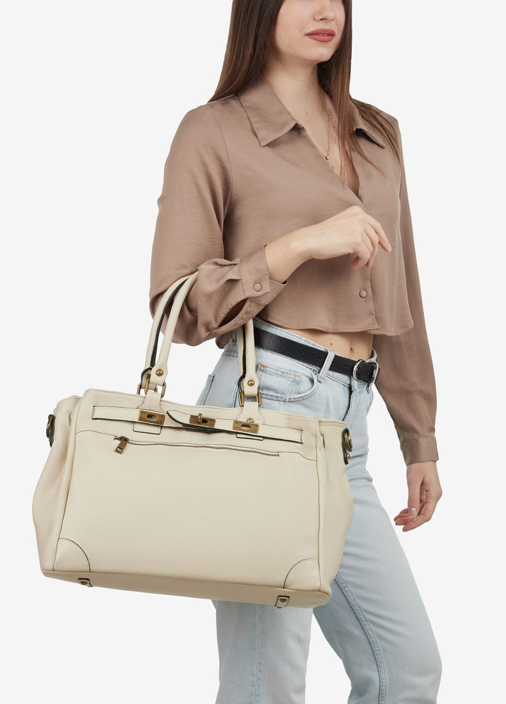 Сумка женская кожаная тоут большая Tote Regina Notte (323002536)