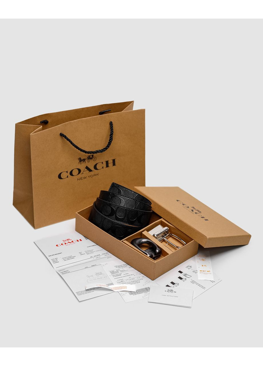 Ремень Belt Kit Black Leather/Silver Fittings No Brand (360502624)