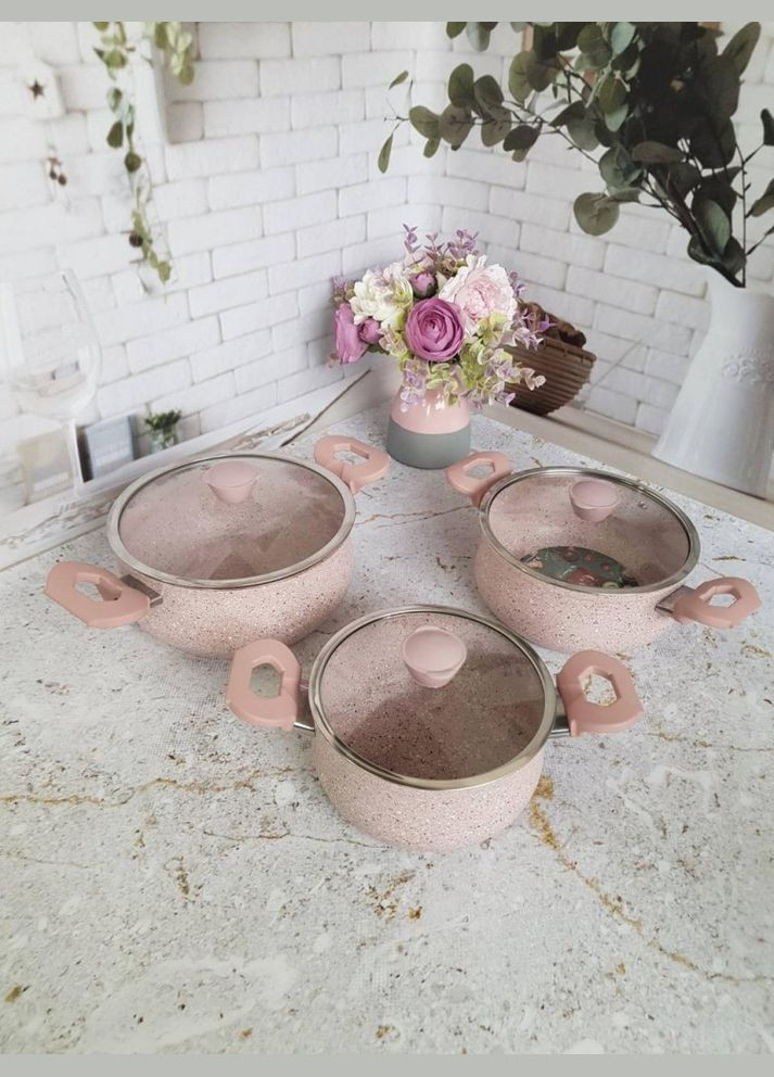 Набор посуды 6 пр O.M.S. Collection 3027-Pink OMS (336024031)