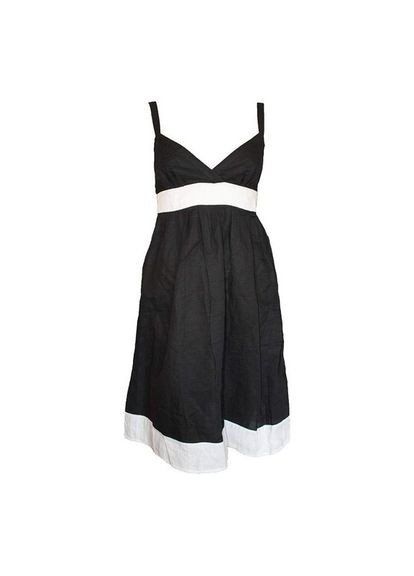 Чорна кежуал сукня з пишною спідницею Ralph Lauren колор блок