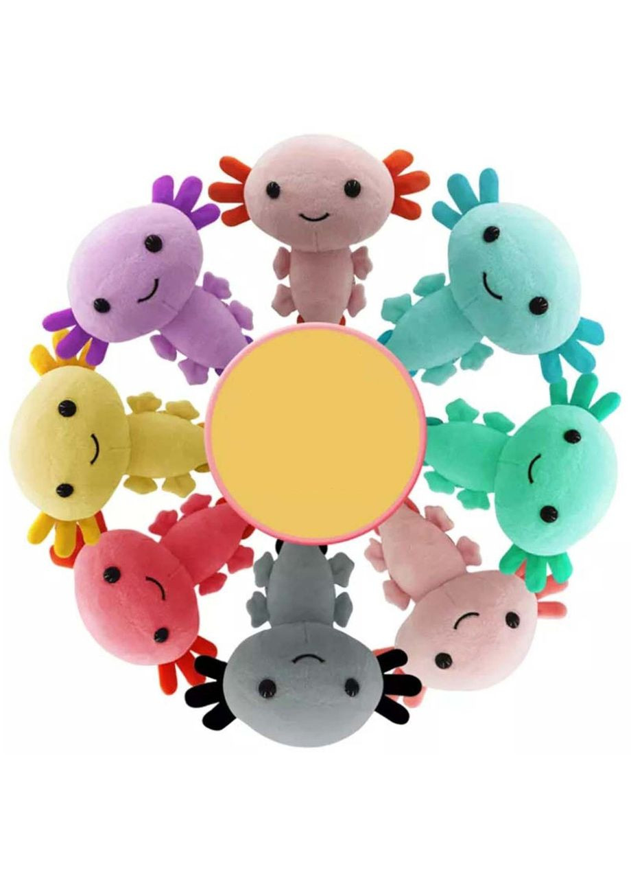 Мила м'яка іграшка Аксолотль рожевий 18 см (NR0046_4) NN (305772124)