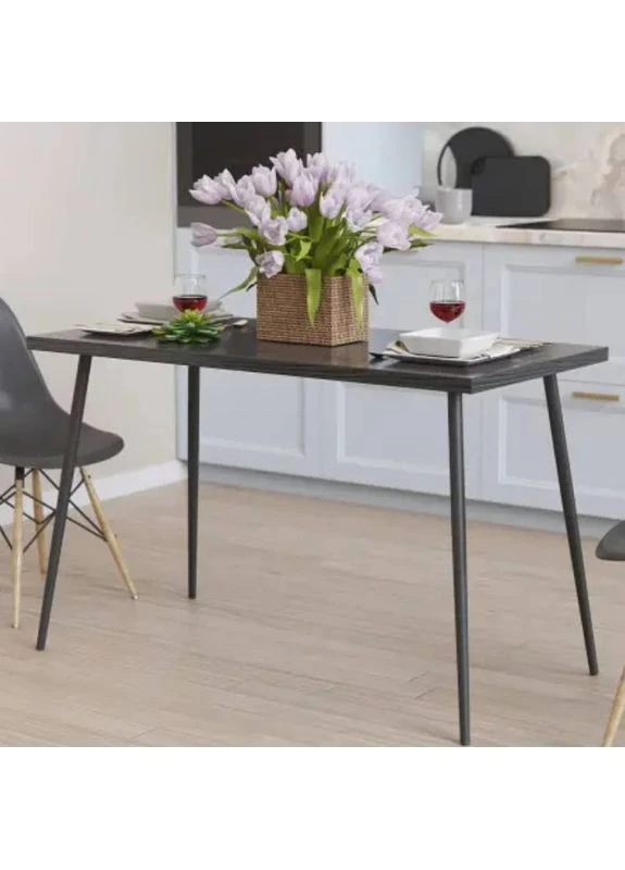 Кухонний стіл Марсель 30 75x120x70 Чорний метал ДСП 32 мм (FRD-106688) Ferrum-decor (398832761)