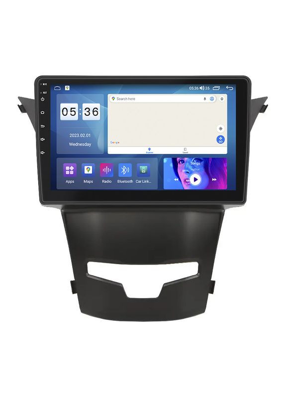 Магнитола 9" для SsangYong Korando III Рестайлинг 2013-2017 4/64Gb CarPlay 4G Wi-Fi GPS Prime 1 шт. Lesko (336206284)