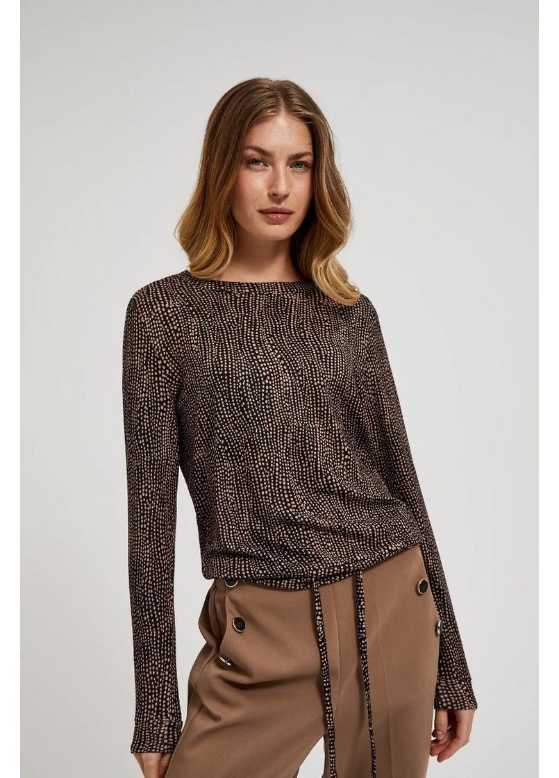 Черный зимний свитер Moodo