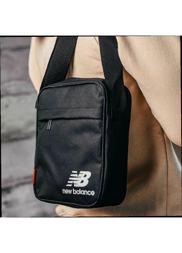 Практичная мужская барсетка с молнией и ремнём на плечо No Brand (365762036)