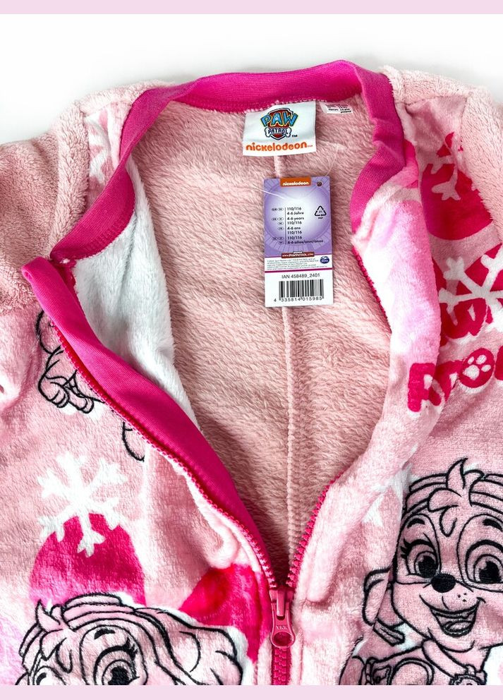 Рожева піжама кігурумі 116 см рожевий артикул л819 Nickelodeon