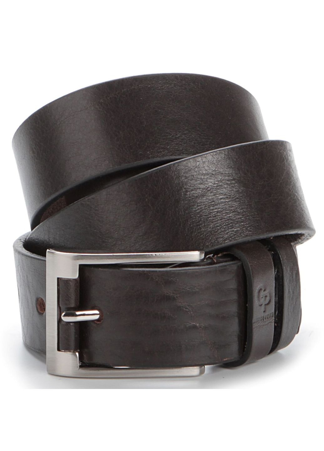 Мужской элитный кожаный ремень 00776 Коричневый Grande Pelle (337353383)