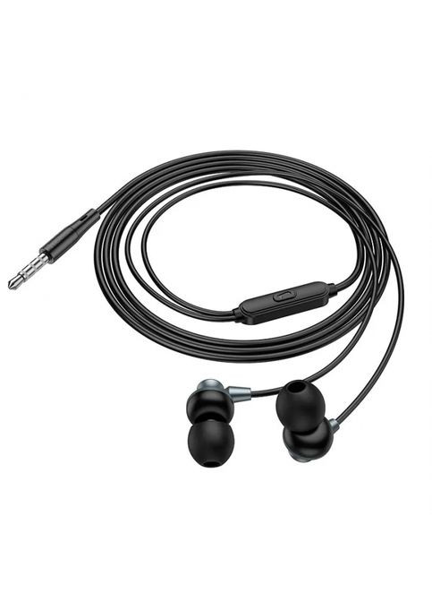 Наушники проводные HOCO M98 Delighted METAL 3,5 мм Чёрные No Brand (323486230)