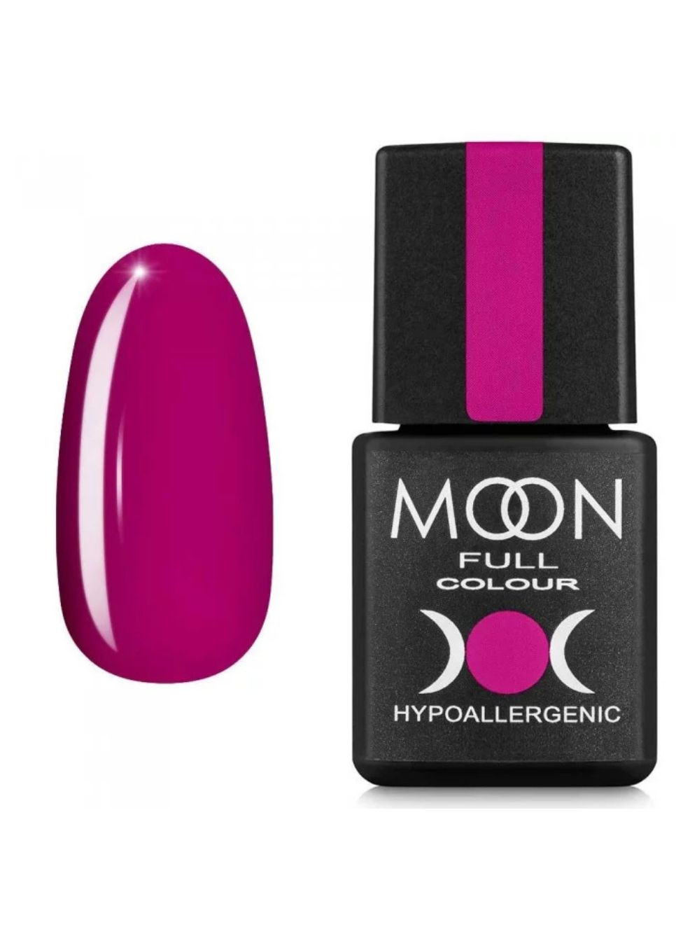 Гель-лак FULL color Gel polish №166 глубокий розовый 8 мл Moon (322895214)