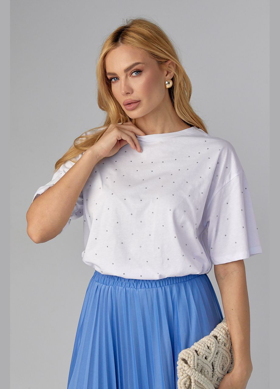 Жіноча футболка з термостразами Liton - (296988257)