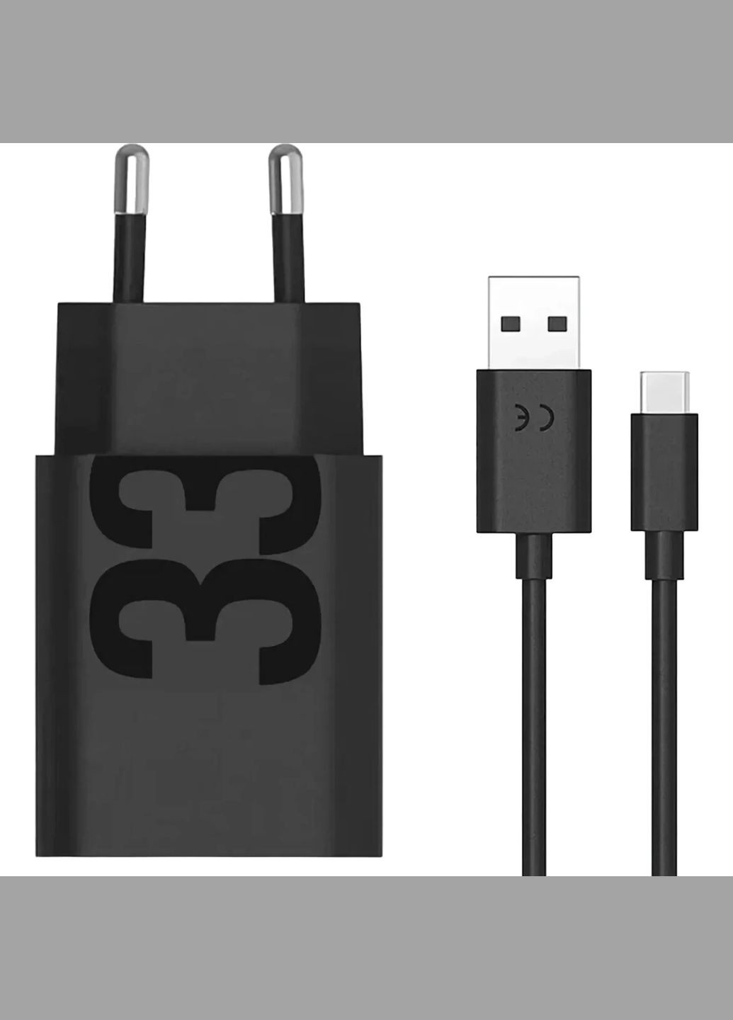 МЗП 33W USB-A to USB-C cable (MC-332L) black UA Motorola (330028879)