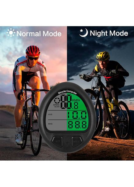 Велокомпьютер 669/999, подсветка дисплея, 26 функций No Brand (368771705)