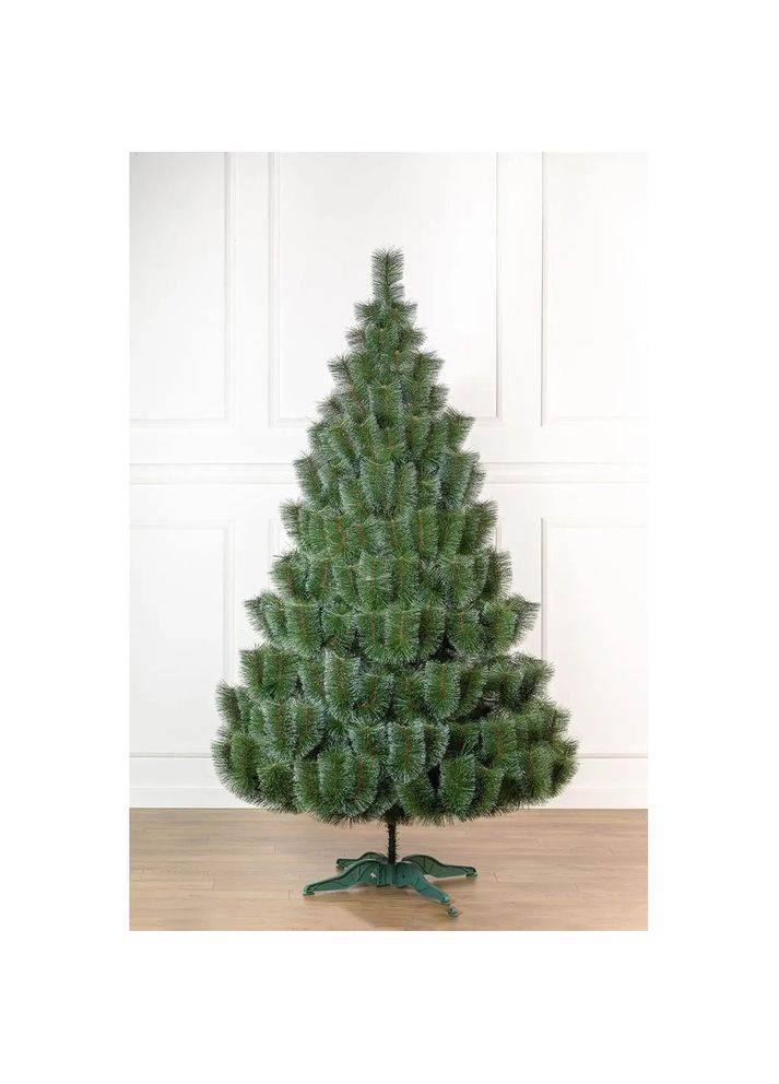 Новорічна штучна сосна Мікс засніжена 220 см Зелена 4829221400224 Siga Group (317304519)