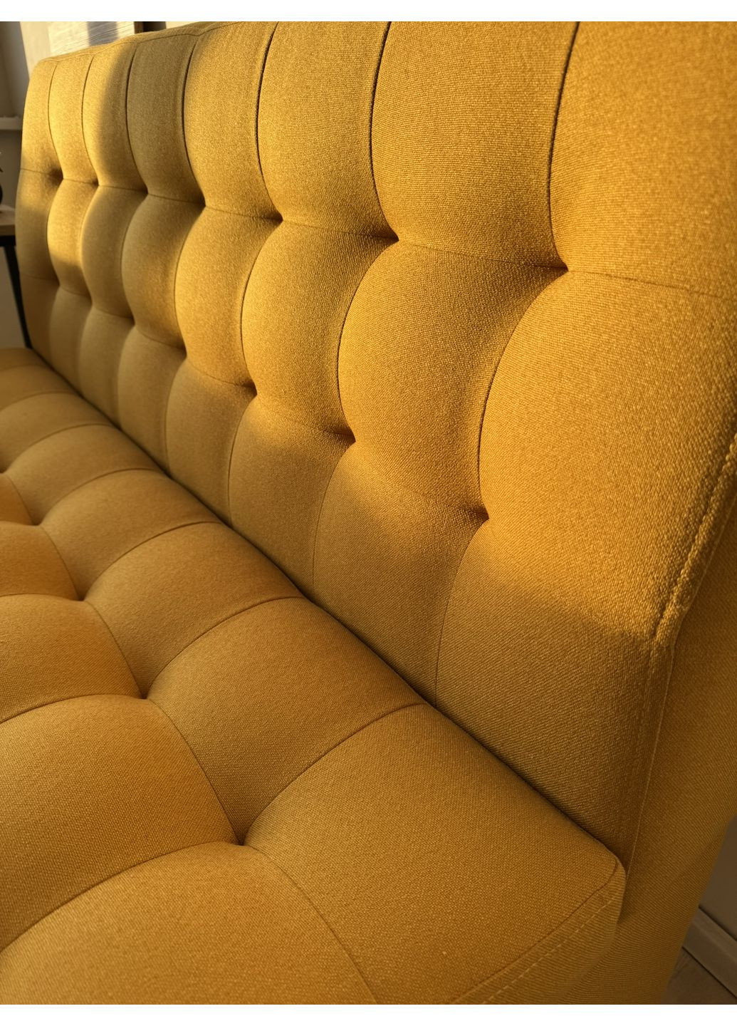 Диван на кухню 1,20м з нішою Поло, кухонний куток жовтий, гірчичний No Brand (361865495)