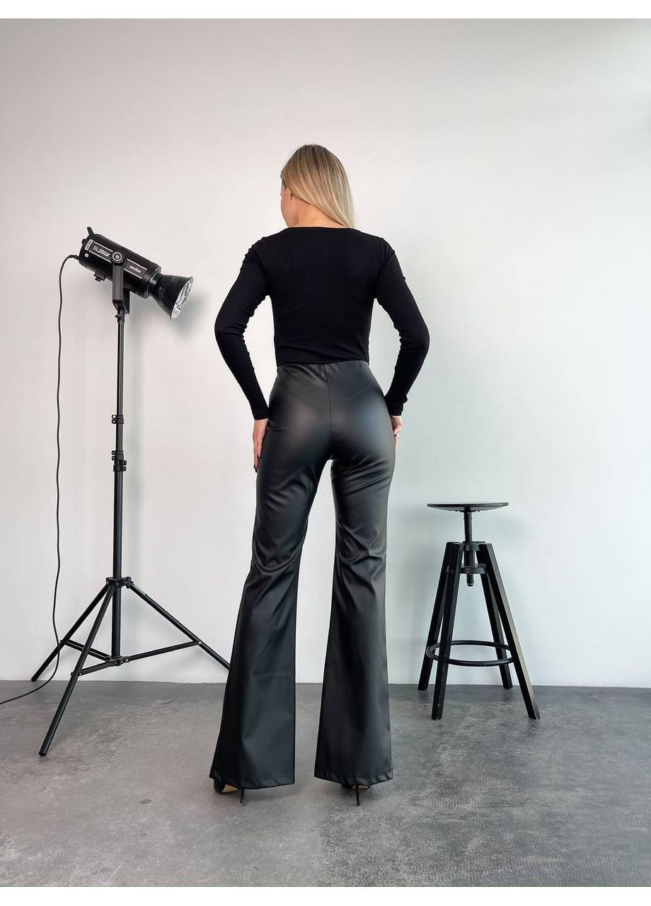 Лосини клеш чорного кольору 25972 ISt Fashion (363318258)