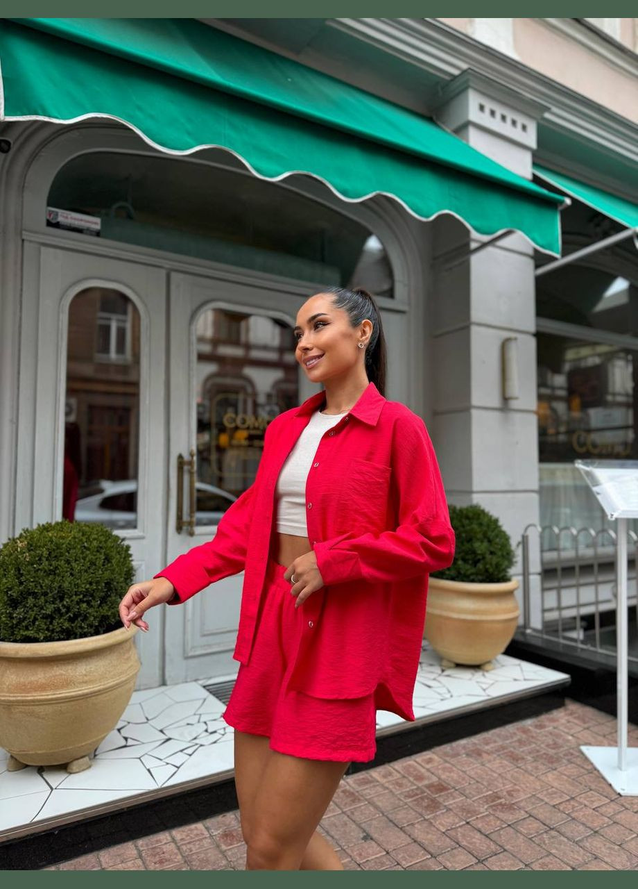 Стильний легкий та затишний костюм з льону бохо Vakko (333455705)