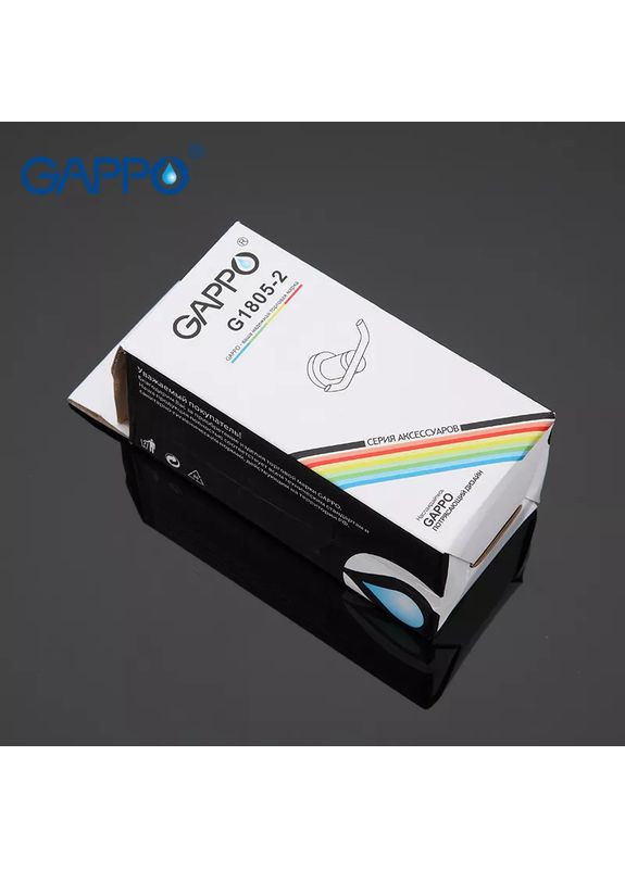Гачок подвійний для ванної G1805-2, хром GAPPO (371881648)