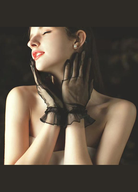 Фатиновые перчатки (арт.7018) No Brand (348431105)