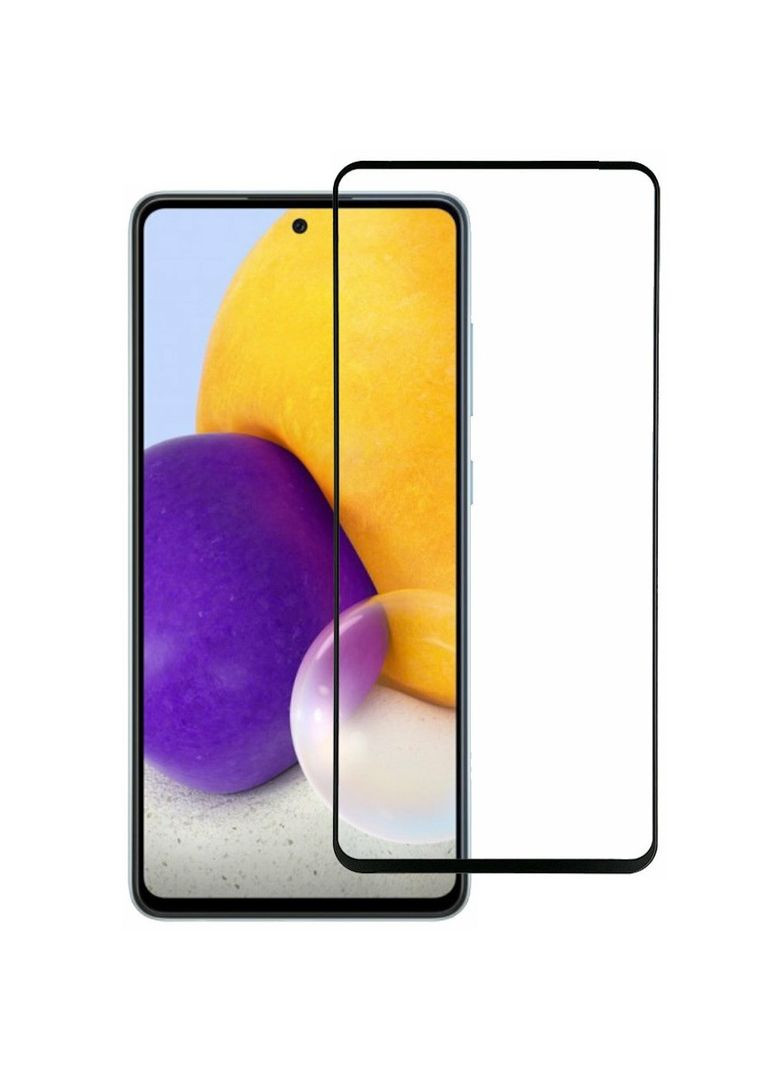 Захисне скло для Samsung Galaxy A72 (2021) A726 Full Glue 5D Black (0.33 мм) Mocolo (324234195)