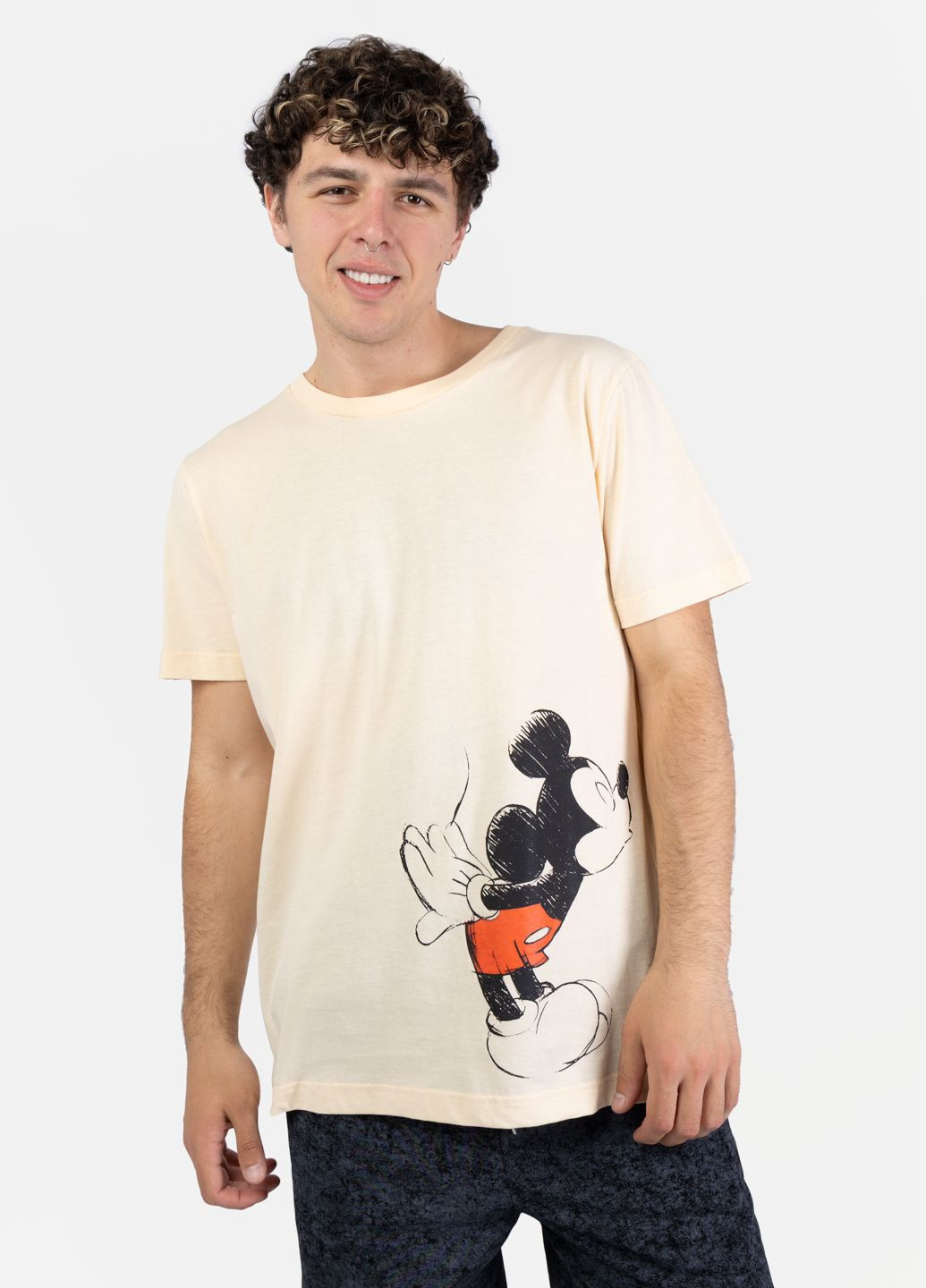 Бежева футболка чоловіча бежева 103758 Fashion