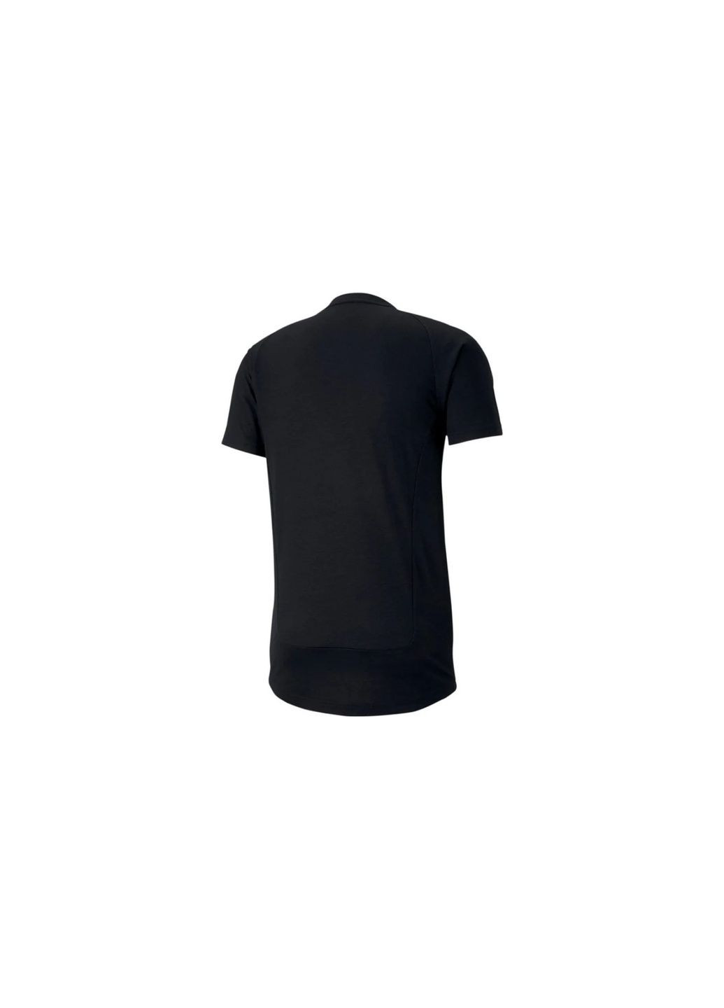 Черная футболка мужская evostripe black 581465-01 Puma