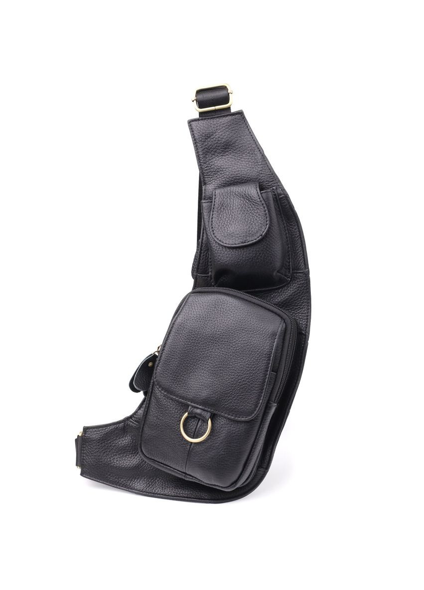 Сумка интересной формы через плечо из натуральной кожи 22958 Vintage (348430309)