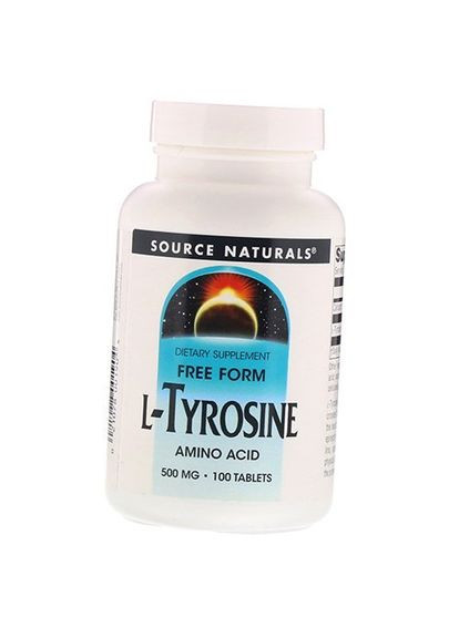 Тирозин, L-Tyrosine 500, 100таб (27355026) Source Naturals (293253869)
