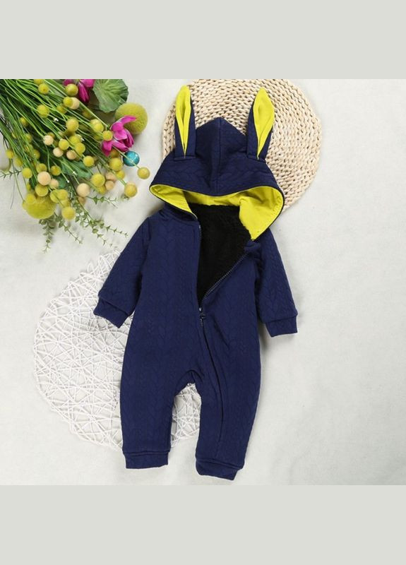 Чоловічок дитячий утеплений з капюшоном і вушками ( ) (9594) Qoopixie (341321977)