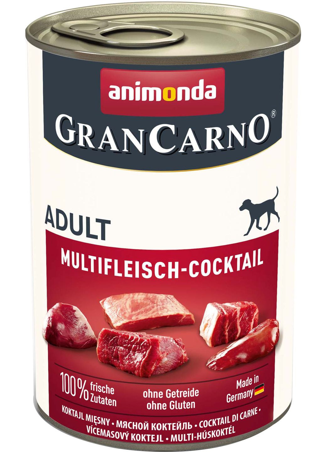 Влажный корм GranCarno Adult Multi Meat Cocktail мультимясной коктейль для собак 400 г (4017721827300) Animonda (279568142)