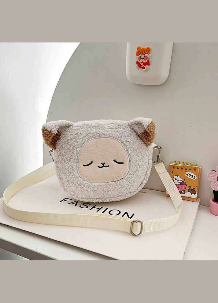 Пушистая сумка-овечка белая (NR0094_1) No Brand (317252748)