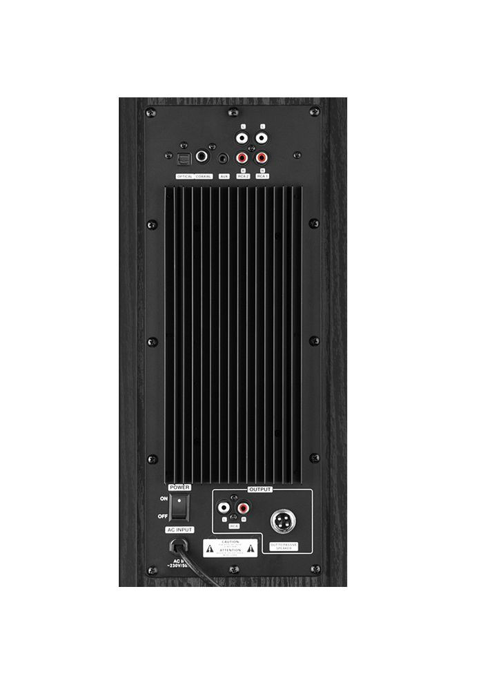 Колонки 2.0 S-2070 black (150W, Bluetooth, USB ﬂash, FM, Karaoke, Opt, coax, ДК) Real-El (333824455)