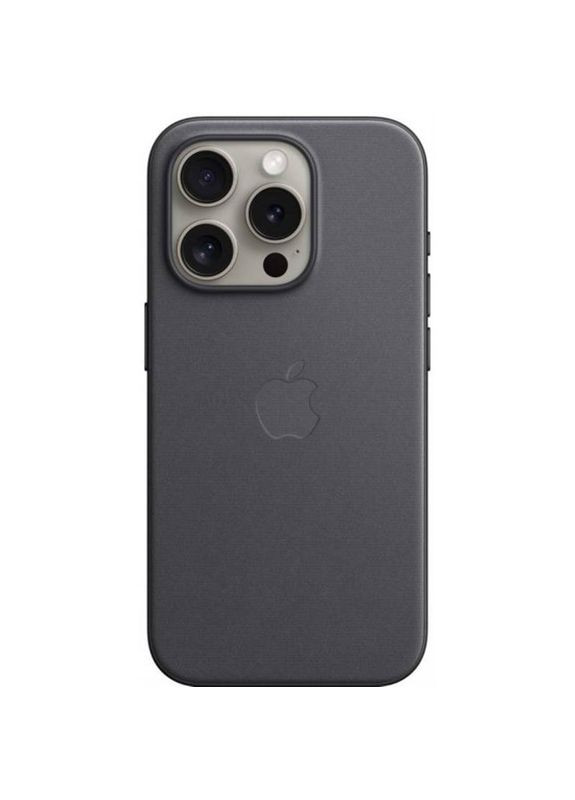 Чохол-накладка FineWoven Case with MagSafe для iPhone 15 Pro Black (MT4H3) Apple (341487770)