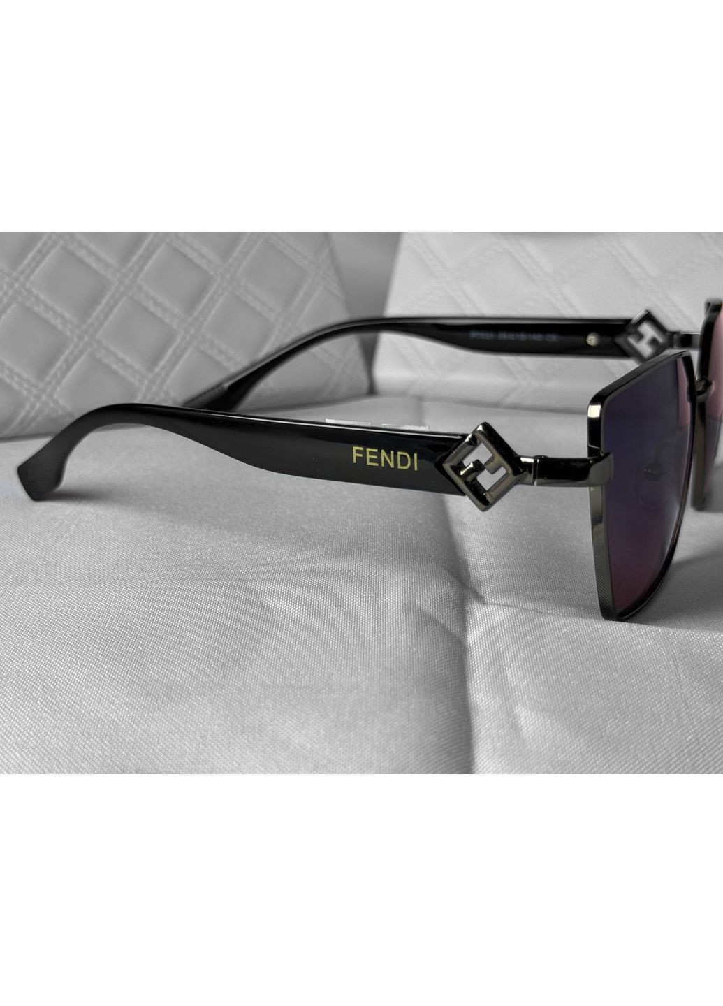 Стильные женские очки в золотистом цвете с поляризацией. No Brand (367582907)