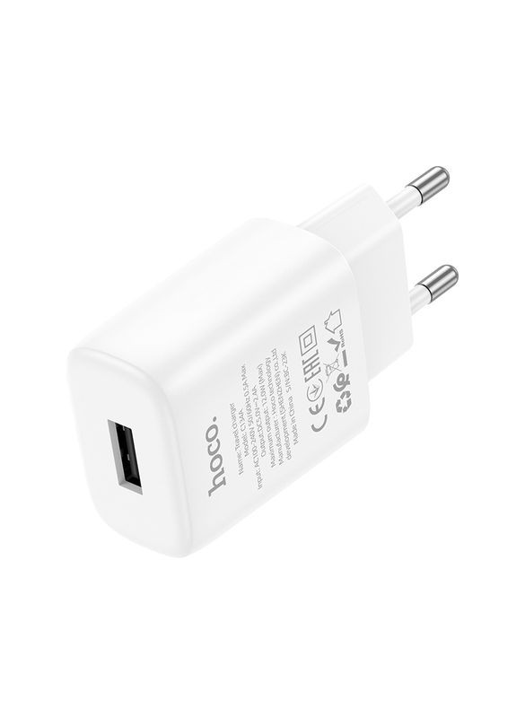 МЗП C134A Solid single port charger(EU) White Hoco (316223389)