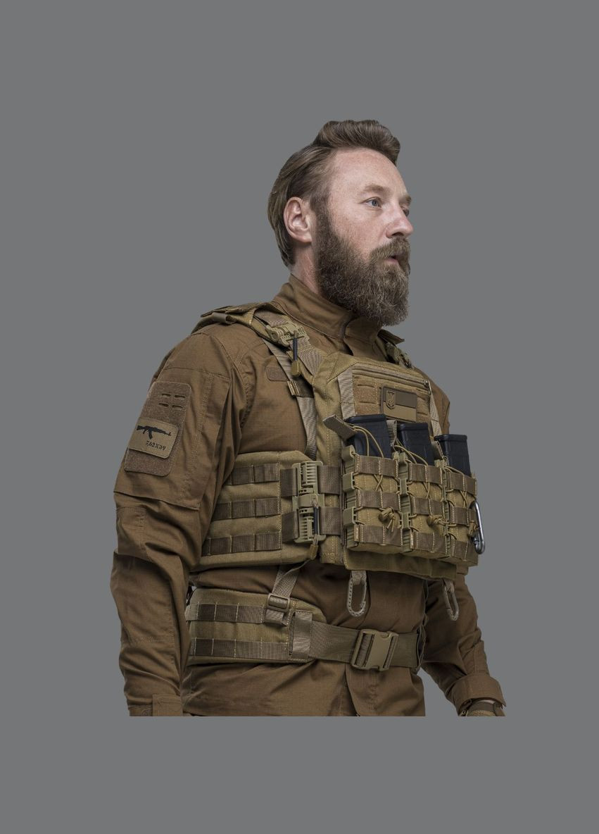 Тактический разгрузочный пояс 2-го класса защиты. Мультикам.. Ukrarmor (333721856)
