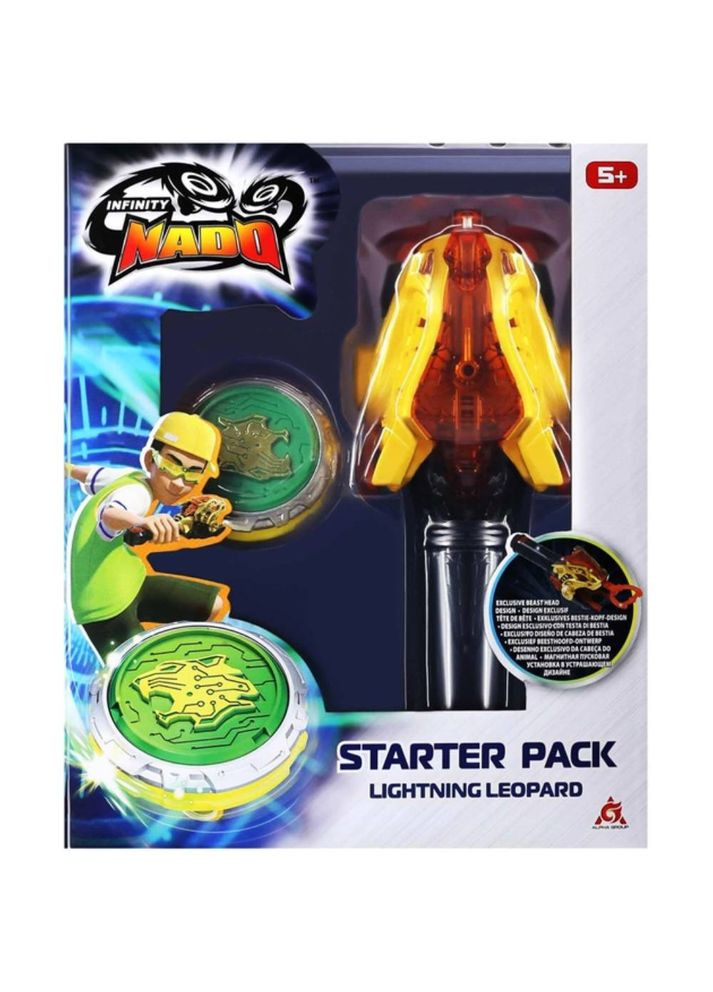 Юла VI серия Starter Pack Lighting Leopard Ослепительный Леопард (EU654114) Infinity Nado (322907826)