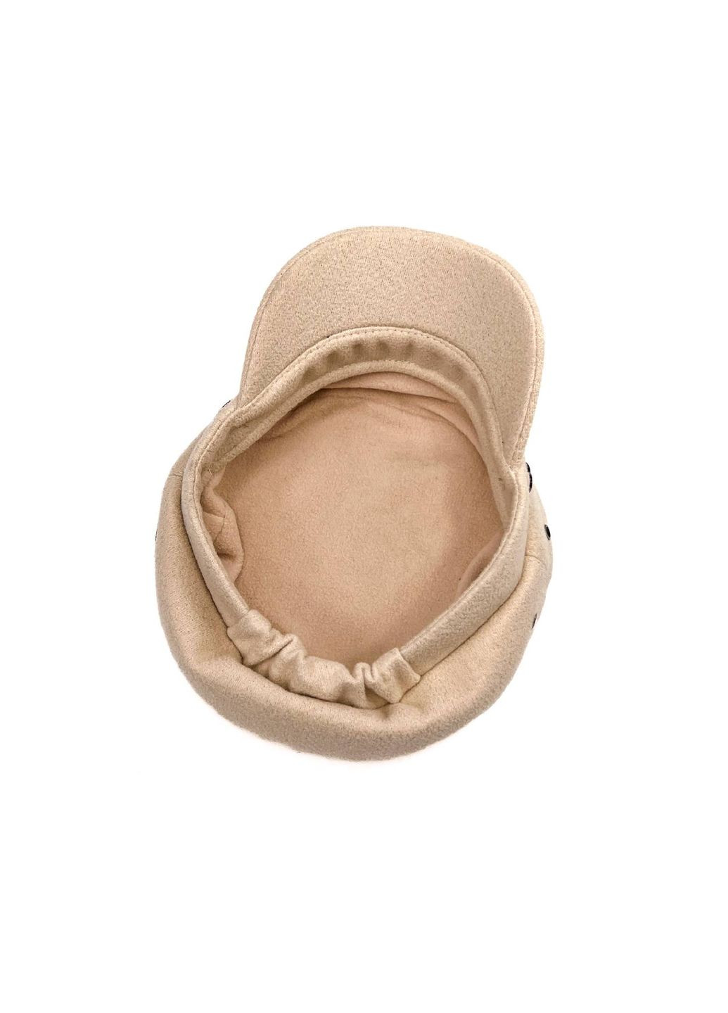 Кепка картуз жіноча вовна бежева ВІТАЛІНА LuckyLOOK 651-050 (322792018)