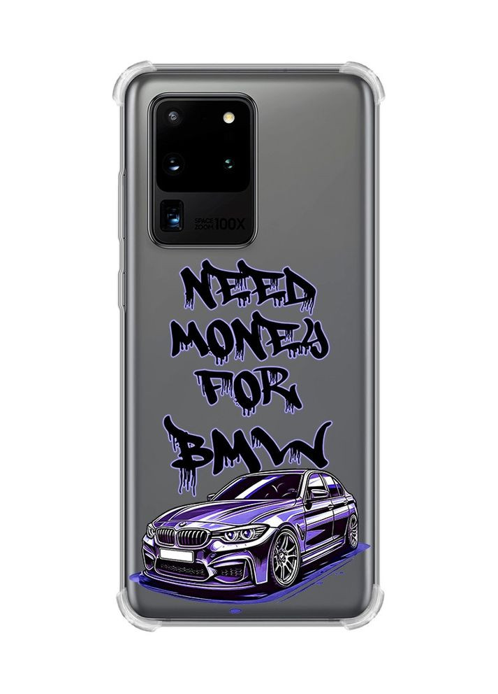 Чехол с утолщёнными углами для Samsung Galaxy S20 Ultra:: Хочу БМВ (принт 386) CASE CONTROL (360703772)
