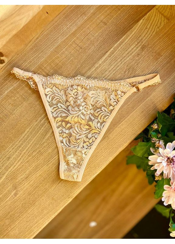 Мереживні стрінги з декоративними каблучками набір 6 шт UOKIN Стрінги (361851263)