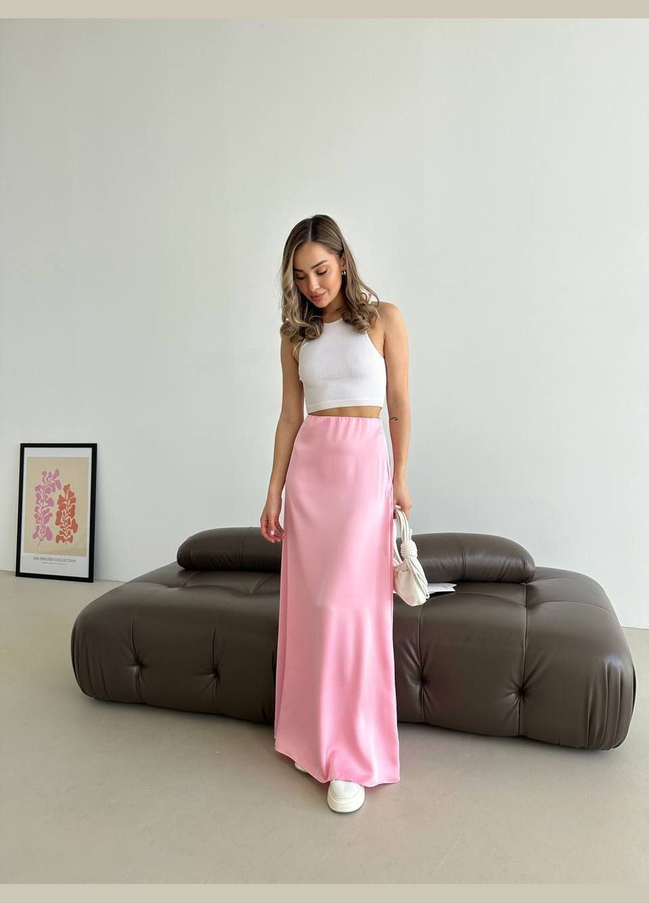 Розовая юбка popluzhnaya