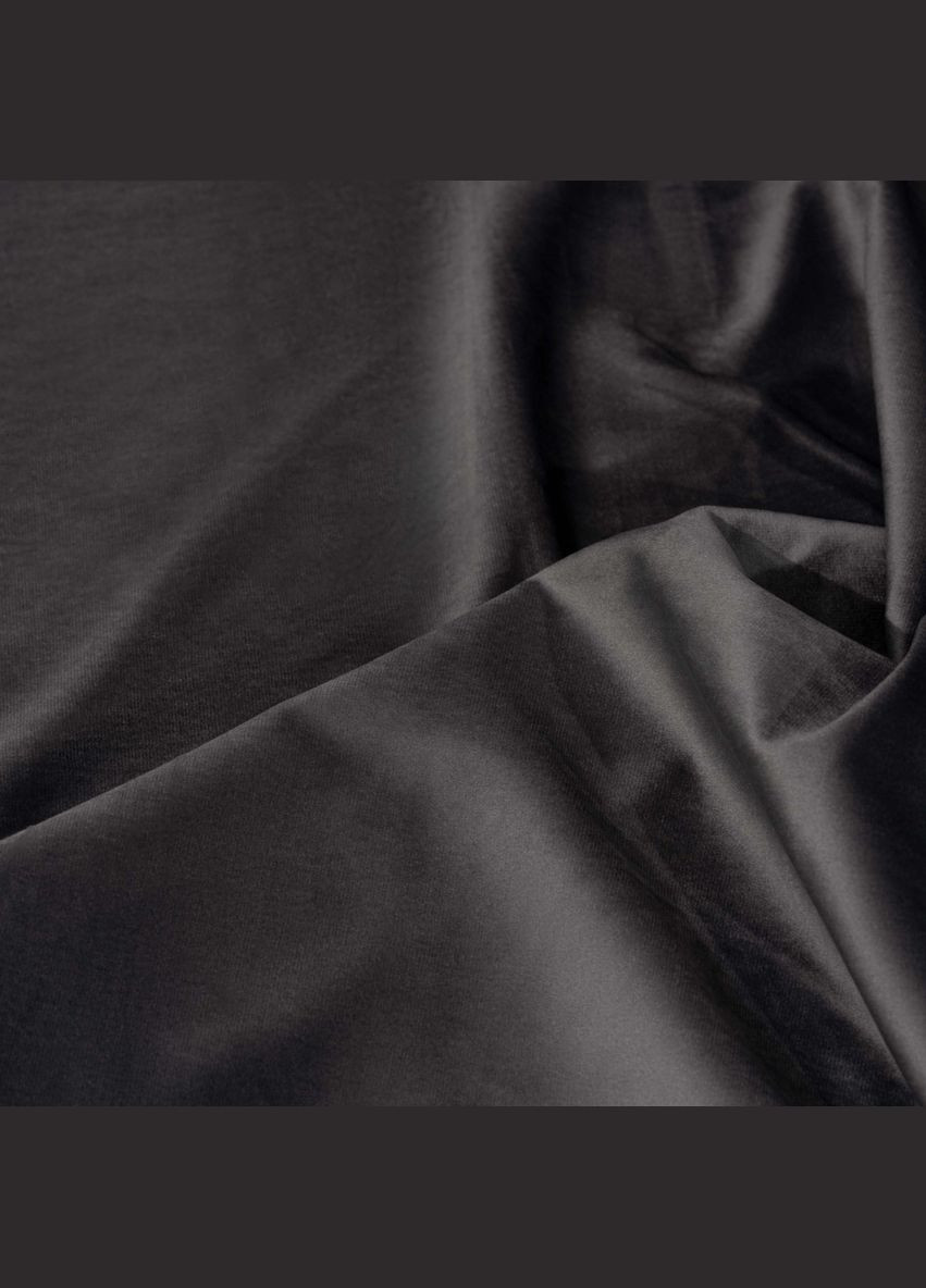 Штора велюр ART1030GR 150х270 см сера Ardesto (370213390)